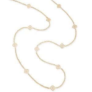 Kendra Scott Long Gold Devalyn Necklace